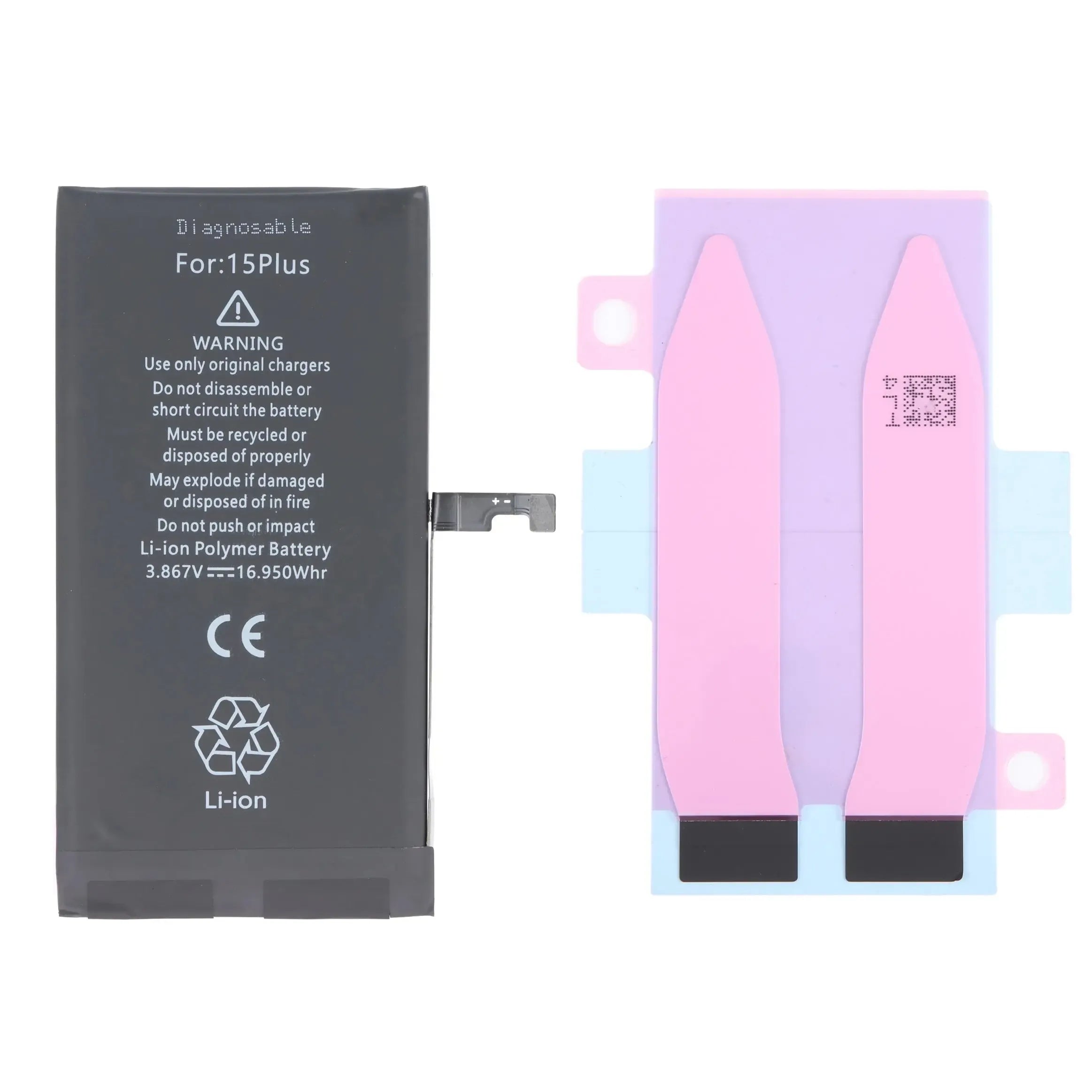 Replacement Battery For Apple iPhone 15 Plus - Diagnostic | No Pop Up Warning Message