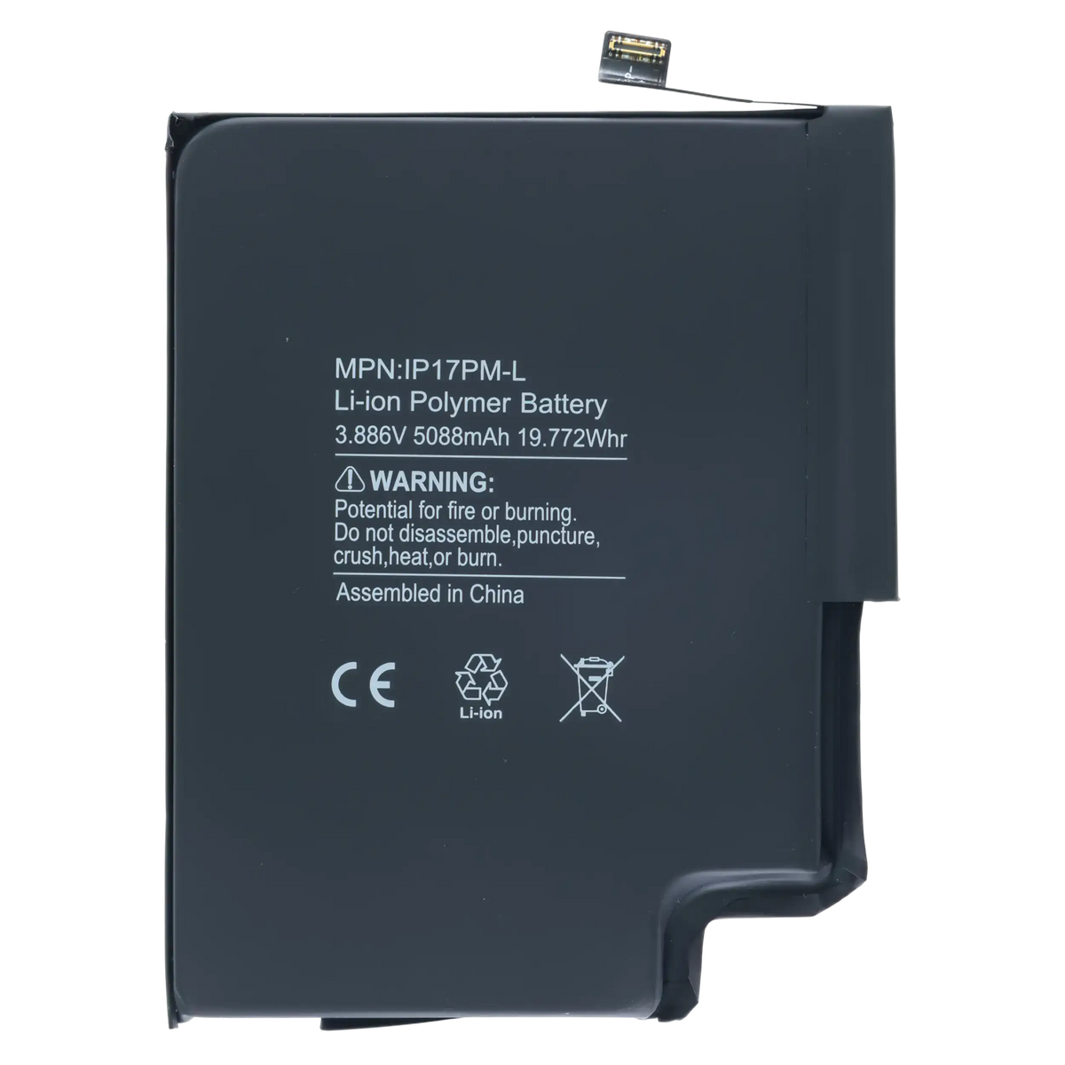 Replacement Battery For I Phone 17 Pro Max (Aftermarket) (Us Version)