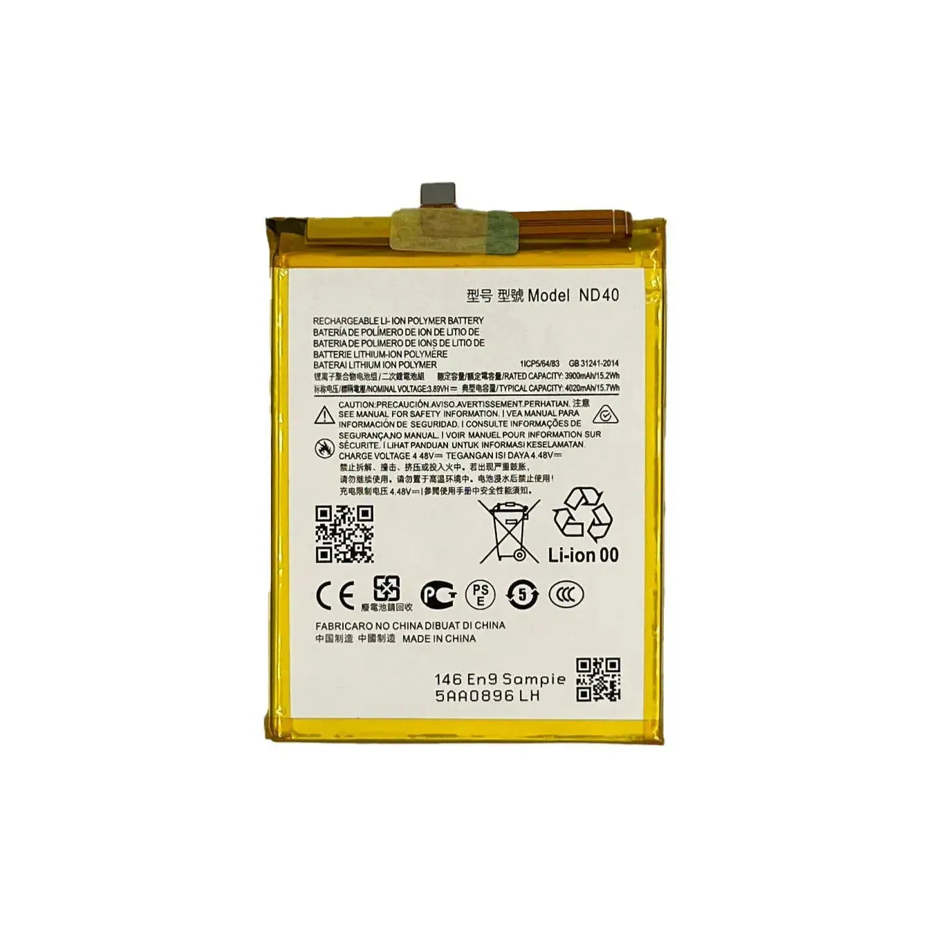 Replacement Battery For Motorola Edge 30 | ND40