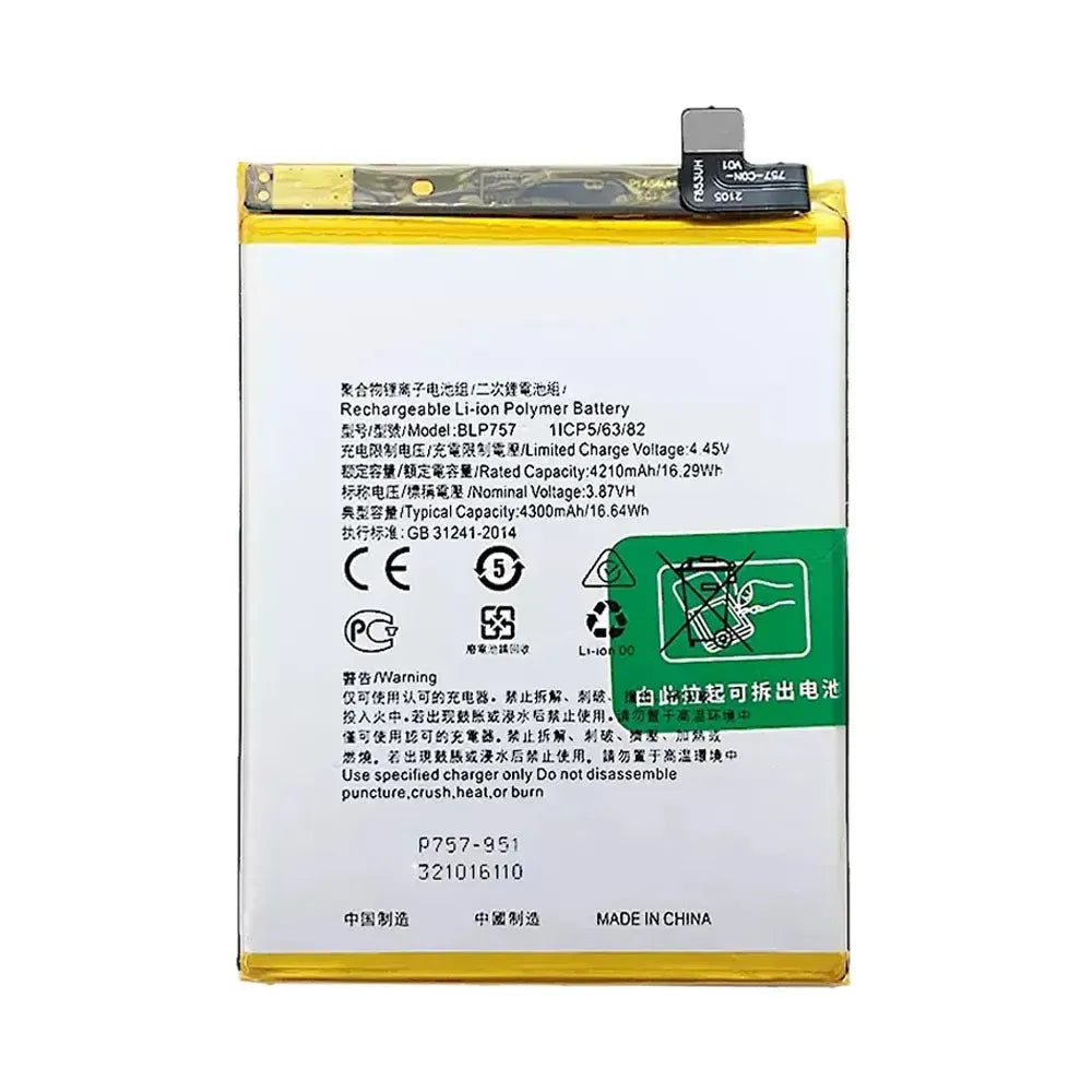 Replacement Battery For Oppo Realme 6s | BLP757