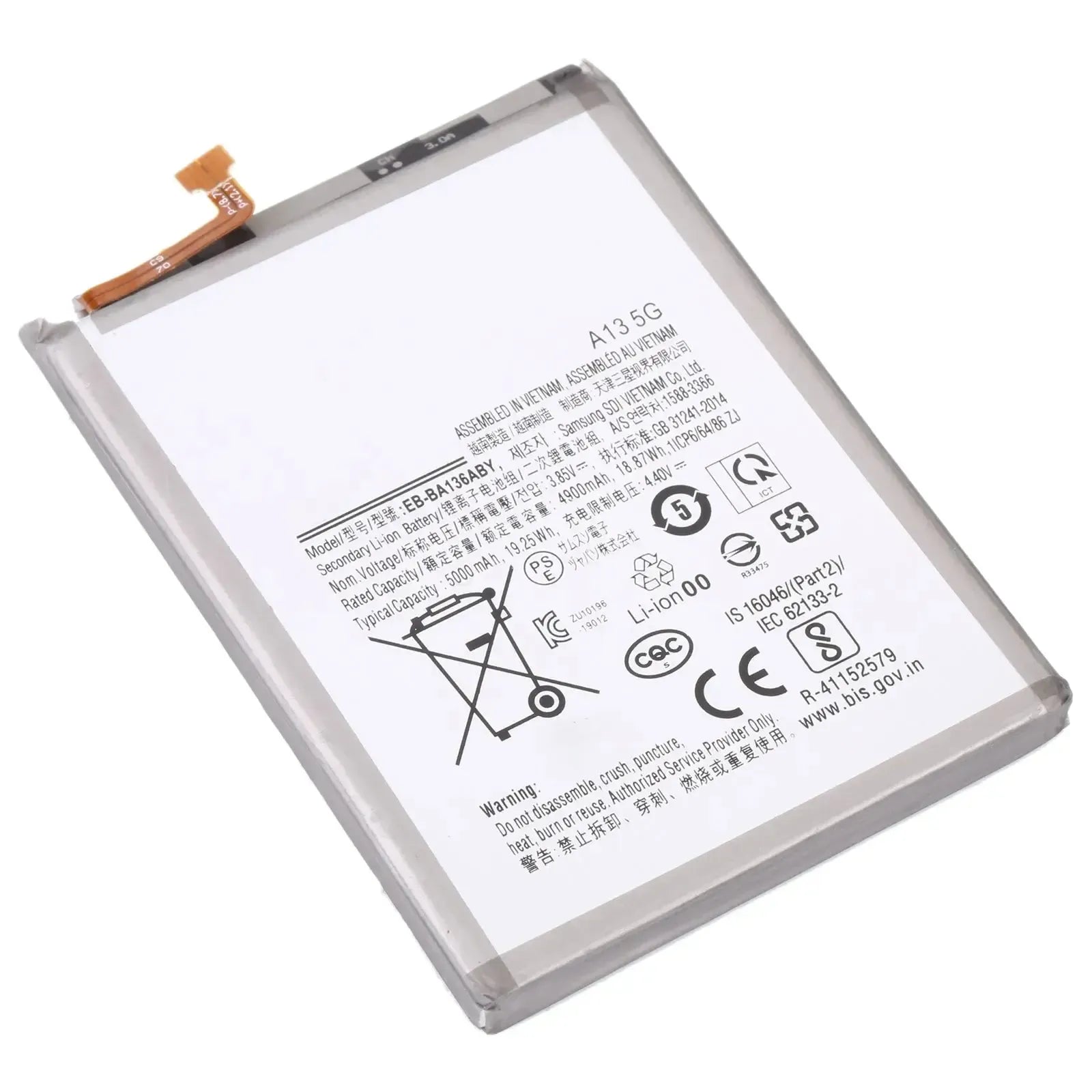 Replacement Battery For Samsung Galaxy A13 5G | EB-BA136ABY