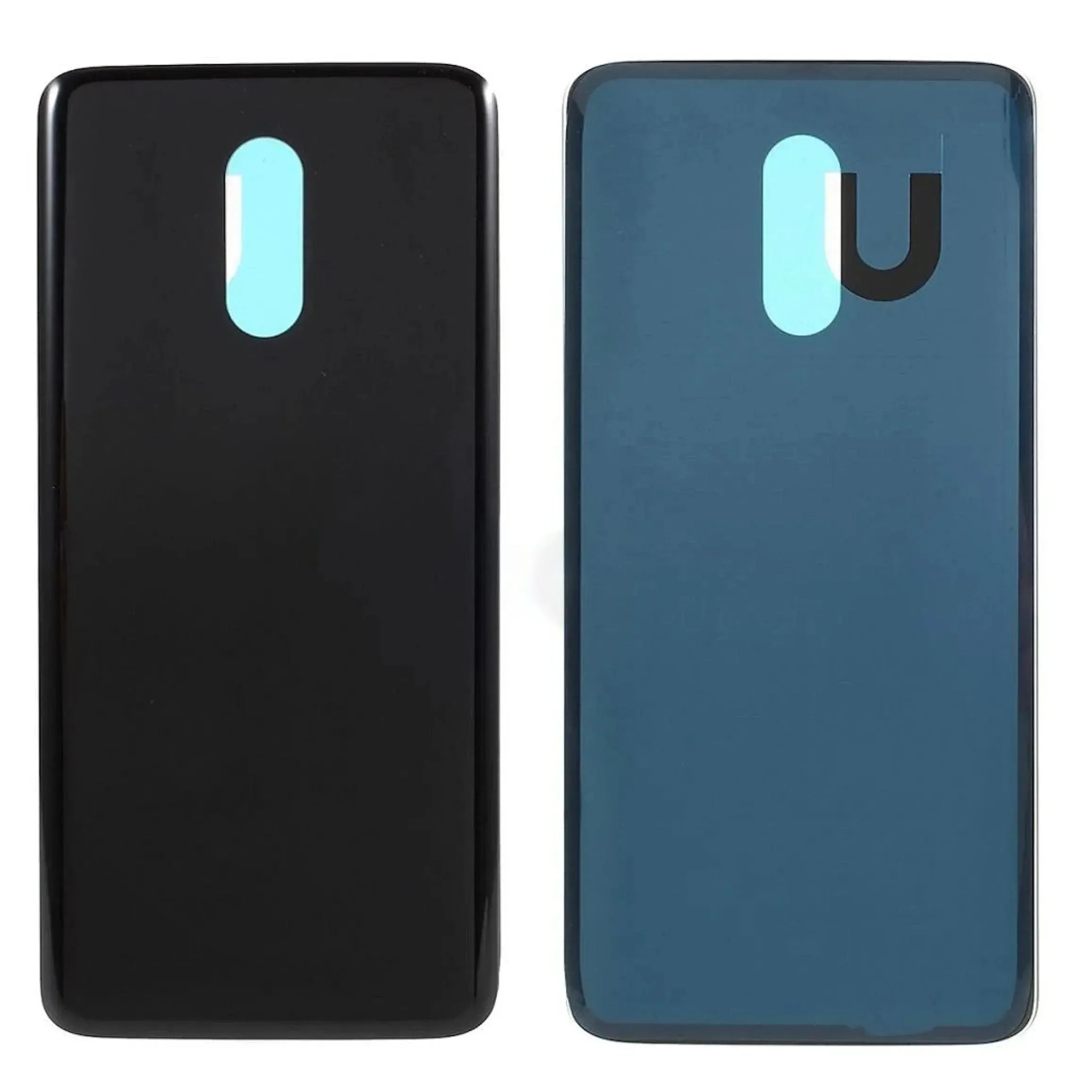 Replacement Rear Glass For OnePlus 7 Battery Cover With Adhesive - Black