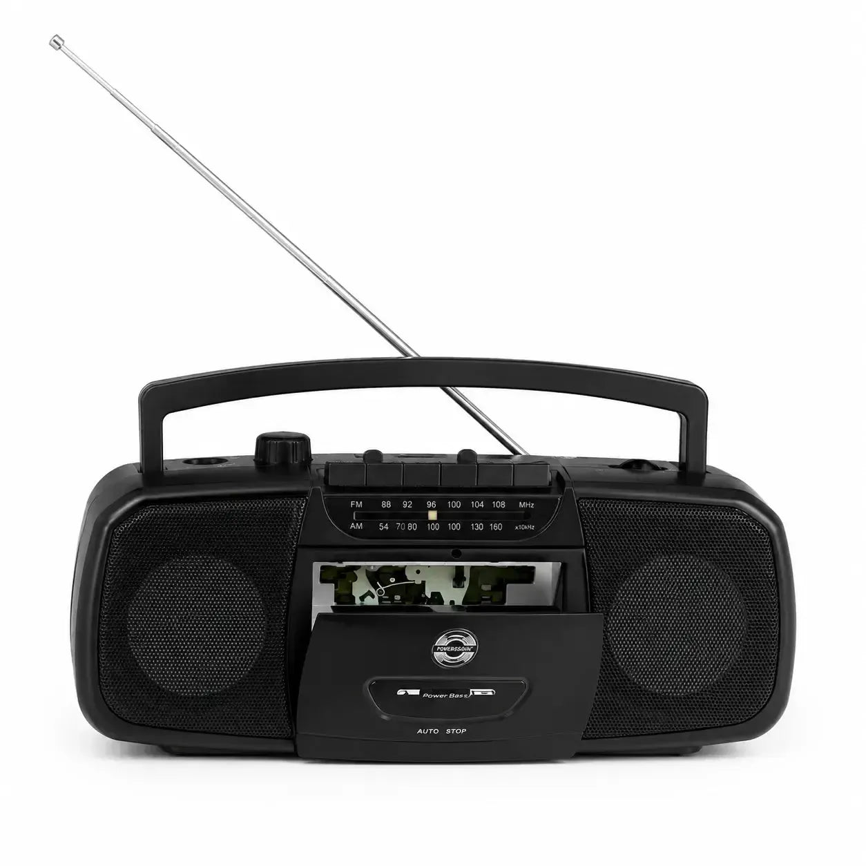 SCR315s Stereo Portable Cassette Player & FM Radio - Black