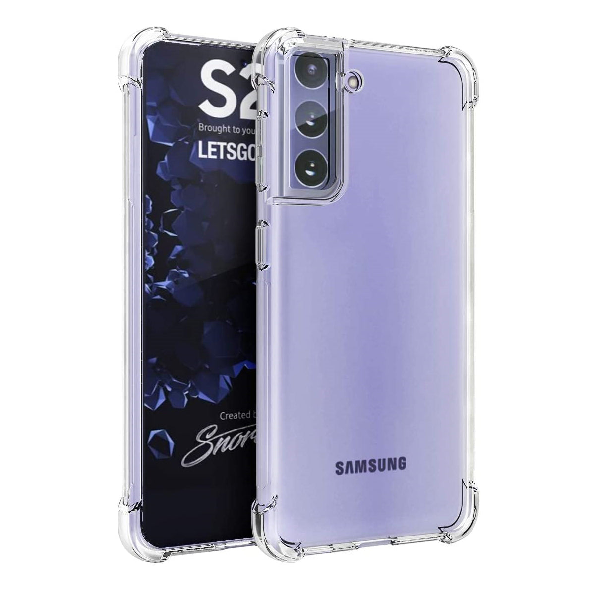 For Samsung Galaxy S21 Plus Transparent Shockproof Gel Case-www.firsthelptech.ie