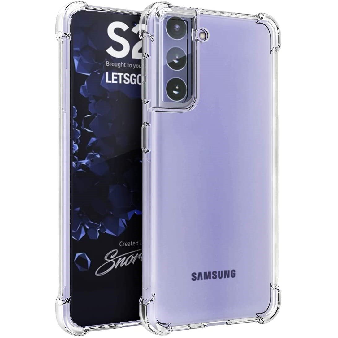 For Samsung Galaxy S21 Transparent Shockproof Gel Case-www.firsthelptech.ie