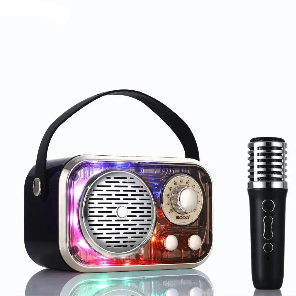 SODO SD09 5W Mini Karaoke BT Microphone Speaker Black