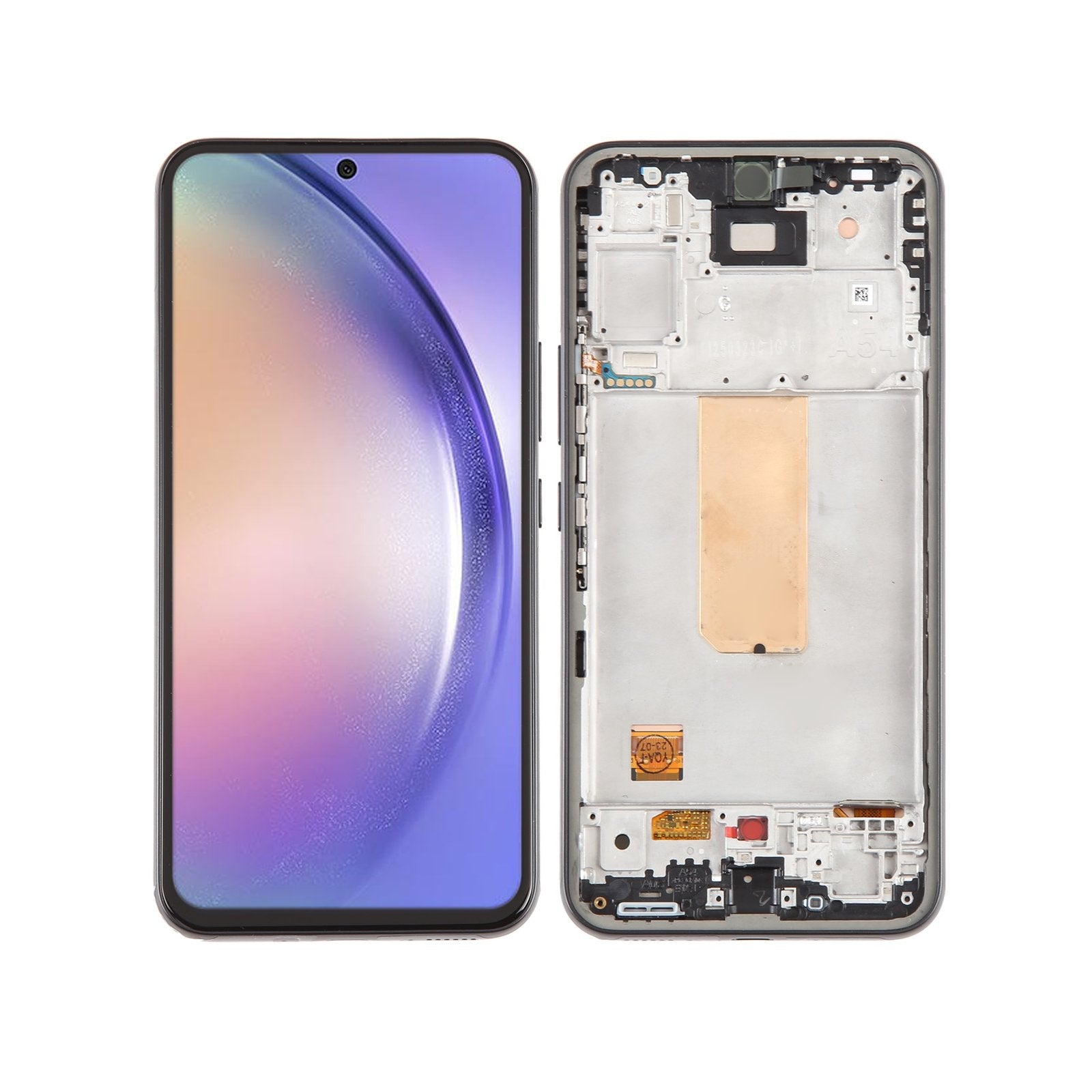 For Samsung Galaxy A54 LCD Screen Replacement With Frame - Black-www.firsthelptech.ie