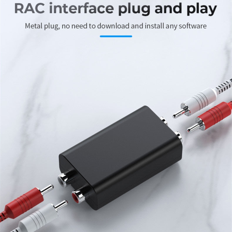 G1 RCA Audio Common Ground Isolator Anti-jamming Noise Reduction Filter Eliminates Bluetooth Receiver