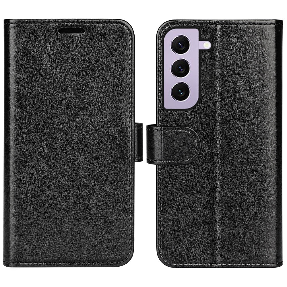 For Samsung Galaxy S23 Premium Wallet Case Black
