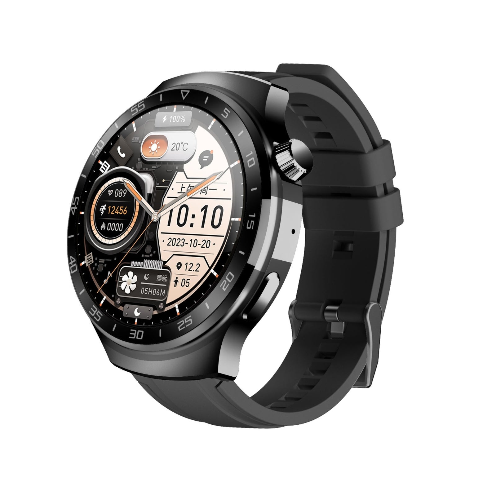 X16Pro Smartwatch 1.53" Color Display Bluetooth Calling Heart Rate Sensor Black