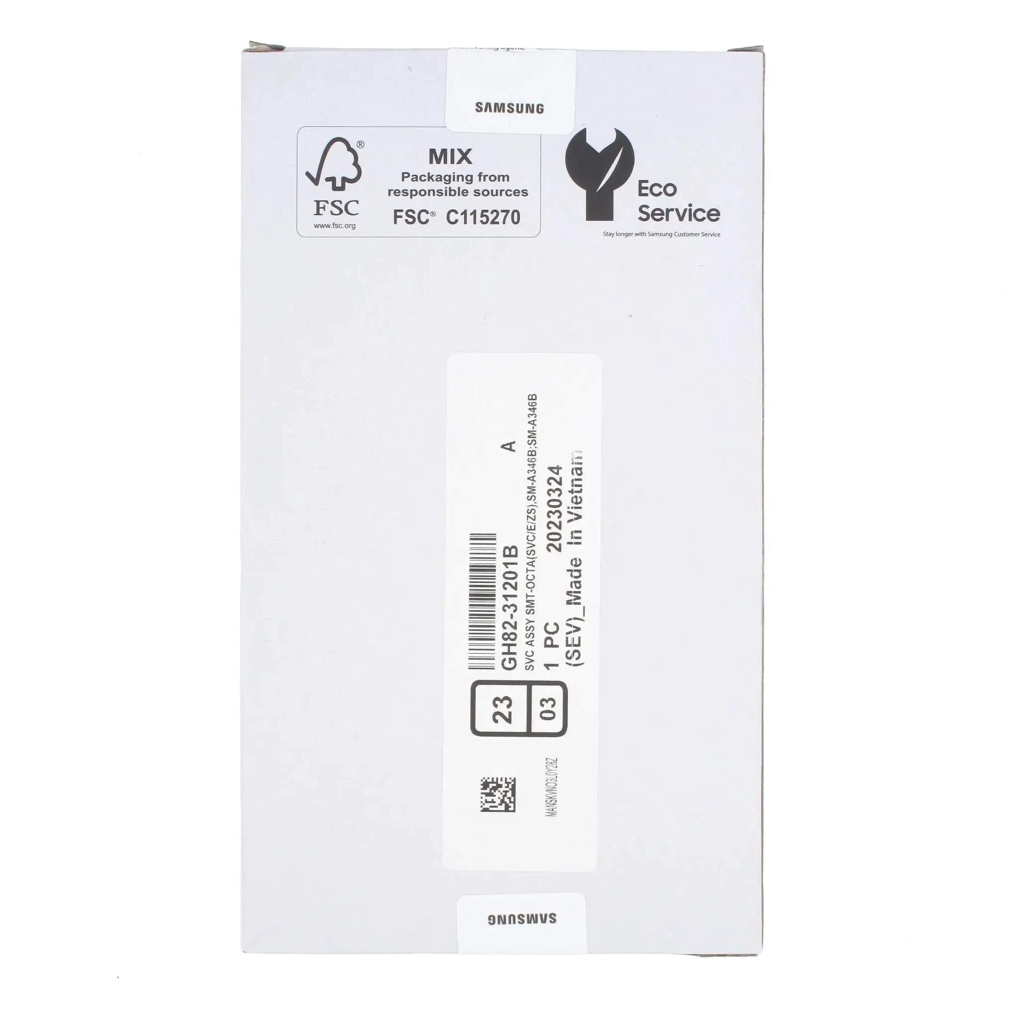 Samsung Galaxy A34 SM-A346B Display Screen Replacement Assembly with Frame Silver | Original Service Pack