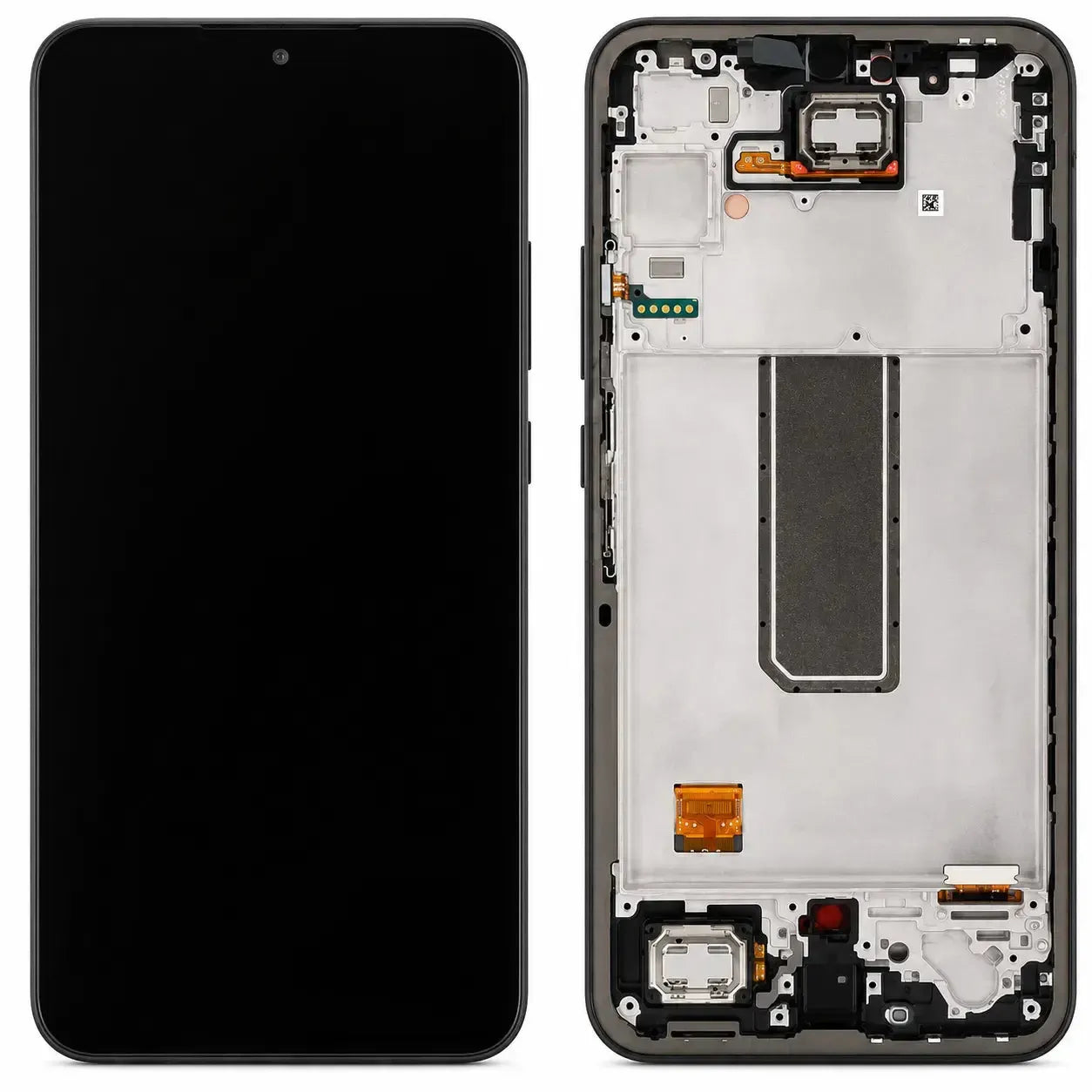 Samsung Galaxy A34 SM-A346B Display Screen Replacement Assembly with Frame Silver | Original Service Pack