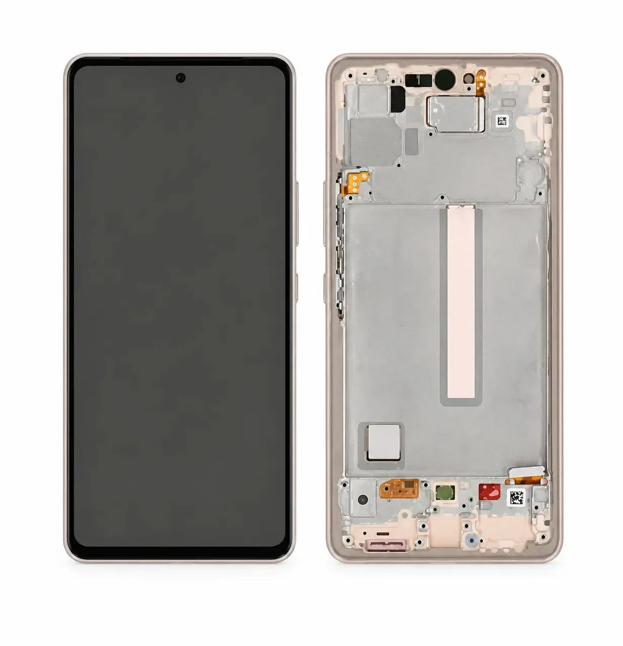 Samsung Galaxy A53 5G SM-A536 Display Screen Replacement Assembly with Frame Peach | Original Service Pack
