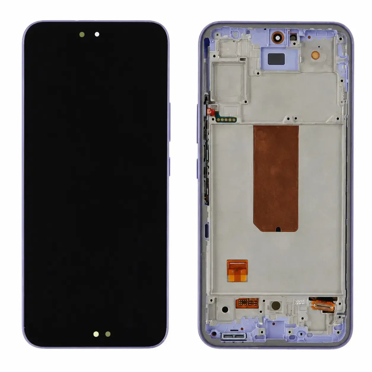 Samsung Galaxy A54 SM-A546 Display Screen Replacement Assembly with Frame Purple | Original Service Pack