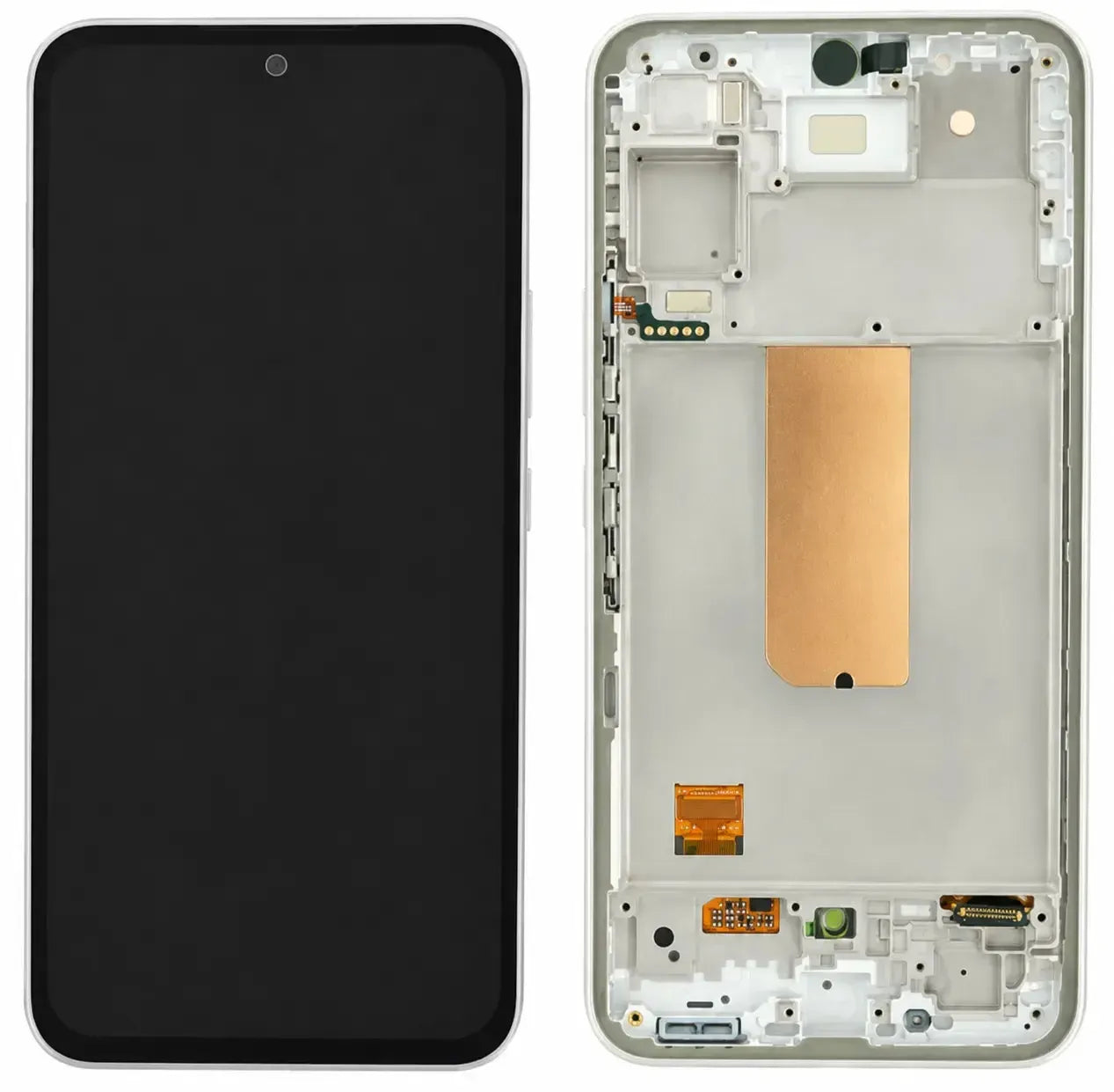 Samsung Galaxy A54 SM-A546 Display Screen Replacement Assembly with Frame White | Original Service Pack