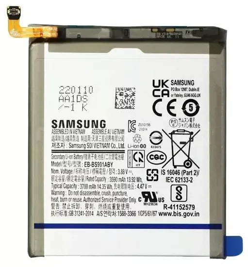 Samsung Galaxy S22 5G SM-S901 Battery EB-BS901ABY 3590mAh | GH82-27494A Original Service Pack