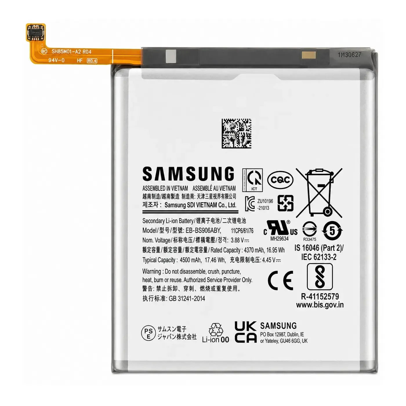 Samsung Galaxy S22 Plus SM-S906 Battery EB-BS906ABY 4500mAh | GH82-27502A Original Service Pack