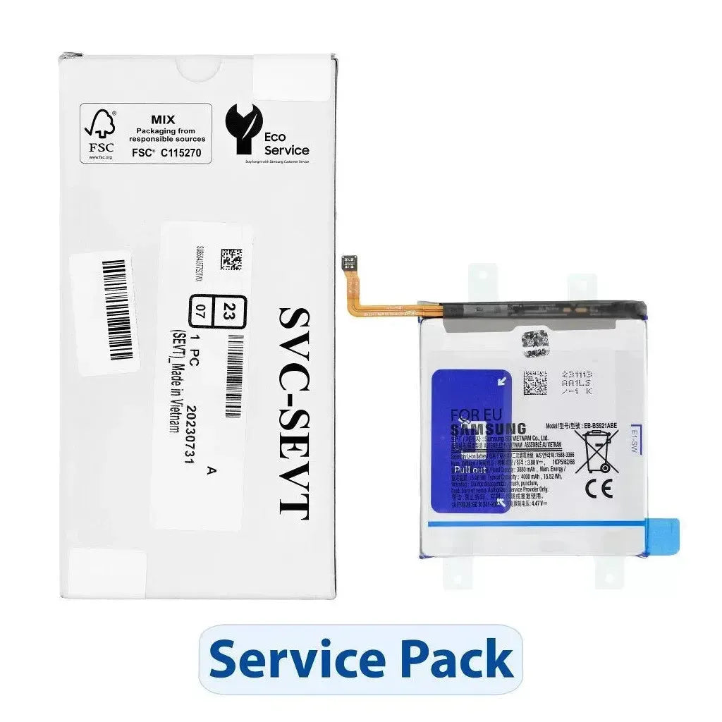 Samsung Galaxy S24 SM-S921 Battery EB-BS921ABE 4000mAh | GH82-33290A Original Service Pack