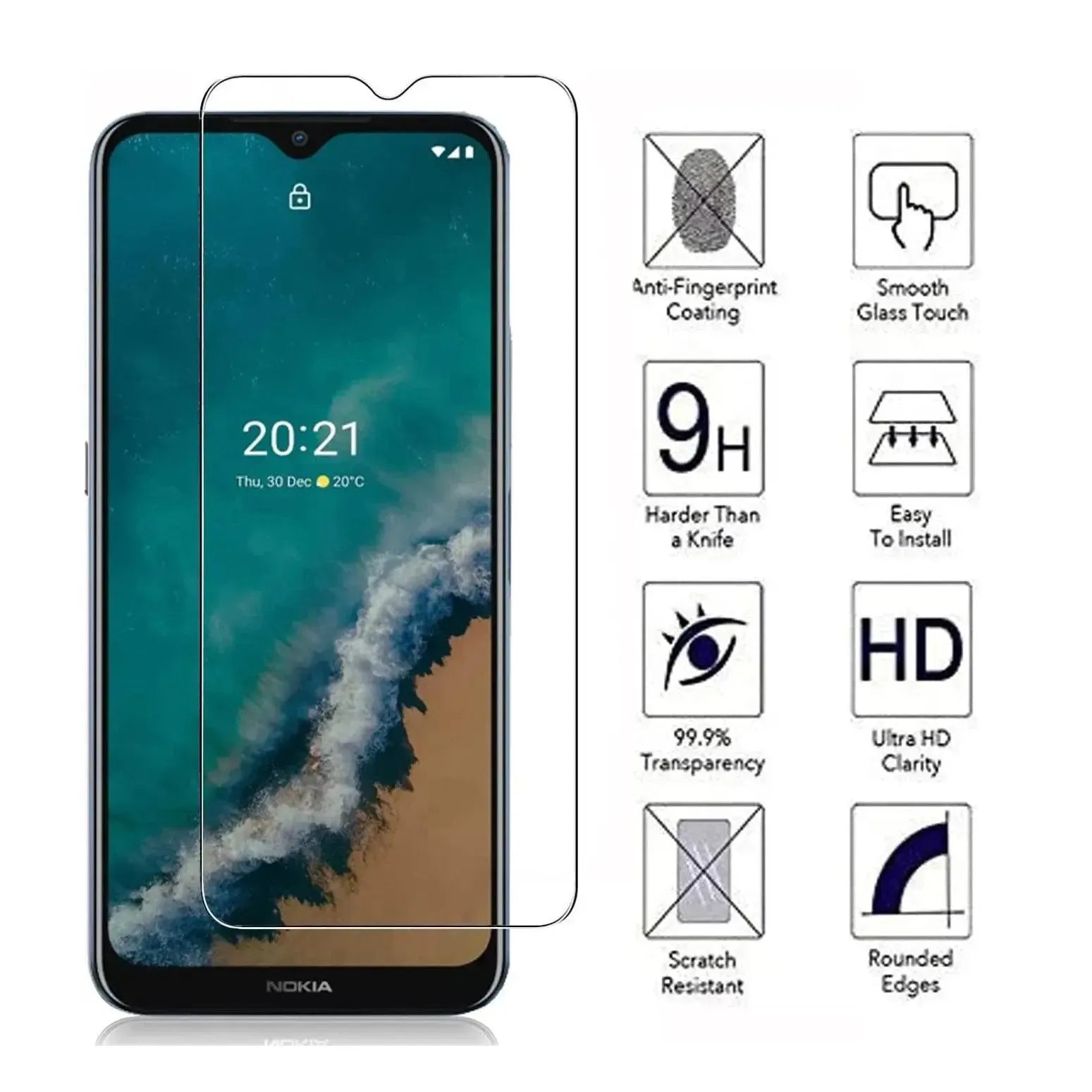 Screen Protector For Nokia G50 Tempered Glass