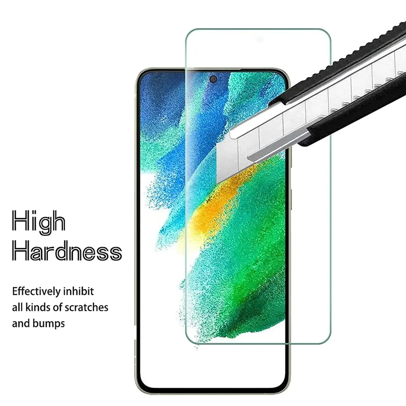 Screen Protector For Samsung Galaxy S21 FE 5G Tempered Glass