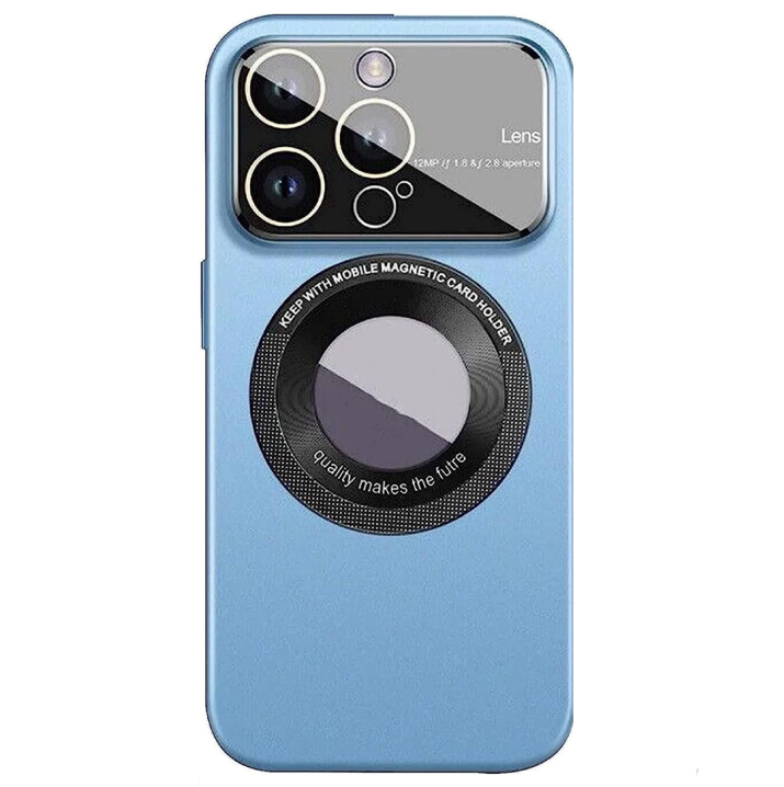 For Apple iPhone 13 YCADEN Lens Protection Magsafe Case Blue-www.firsthelptech.ie
