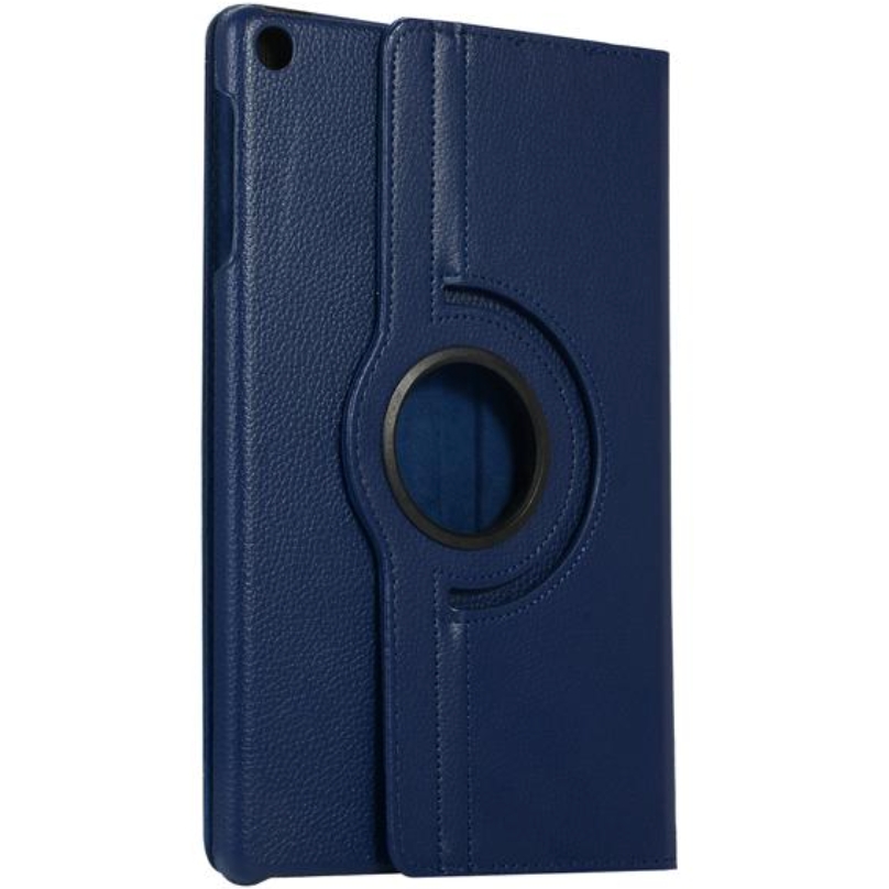 For Samsung Galaxy Tab A8 10.5 SM-X200 (2021) 360 Degree Rotation Wallet Case - Blue-www.firsthelptech.ie