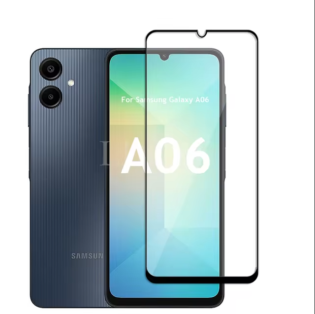 For Samsung Galaxy A06 Tempered Glass / Full Coverage 5D Screen Protector