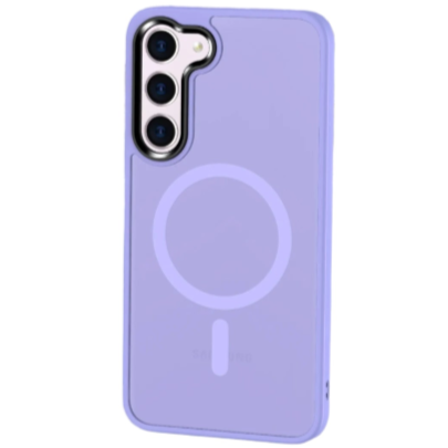 For Samsung Galaxy S25 Plus / S24 Plus Skin-Feel Magnetic Magsafe Case Purple