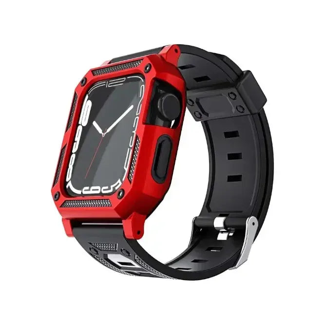 Strong Armor Full Cover Watch Band 38/40/41mm Red