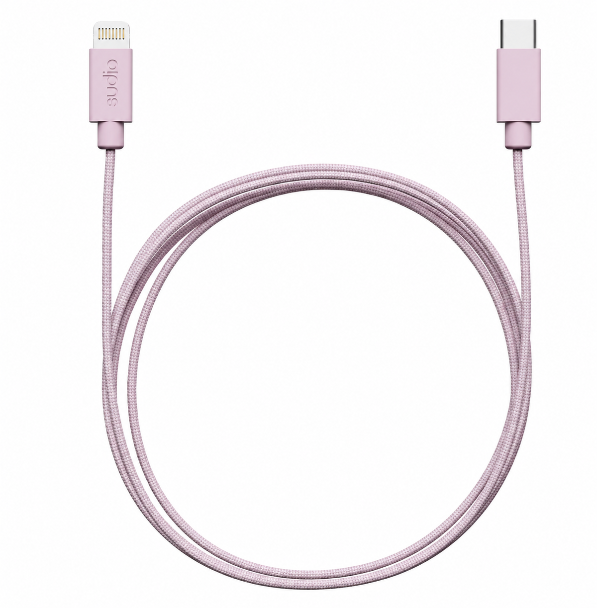 Sudio C1-L C To Lightning 1.8M Charging Cable Pink