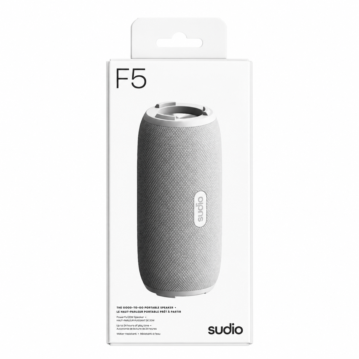 Sudio F5 Portable Bluetooth Speaker 25W 27 Hours Playtime White