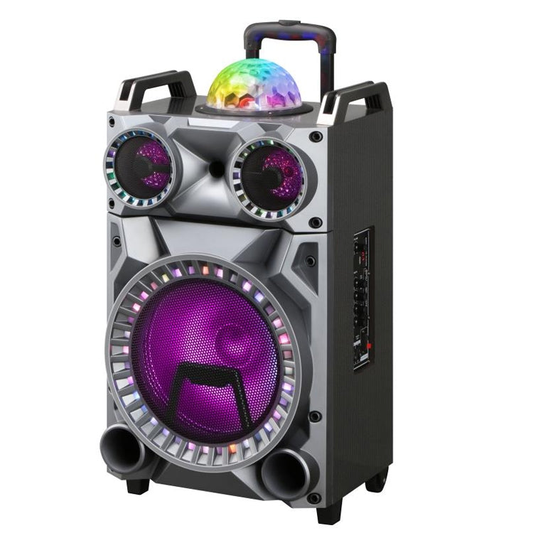 LT-120 Multi Media Disco Light Ball Trolley Bluetooth Speaker Black