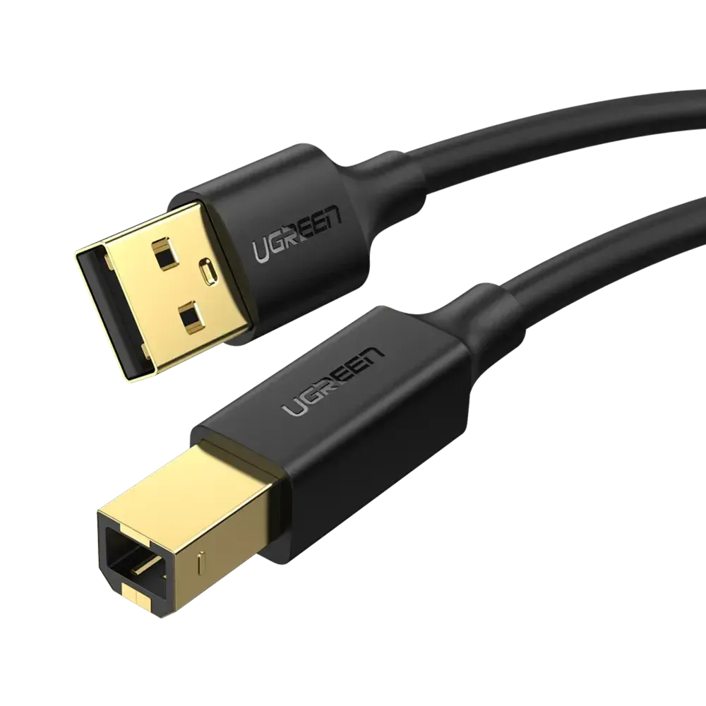 UGREEN 10350 USB 2.0 AM to BM Print Cable 1.5m Black