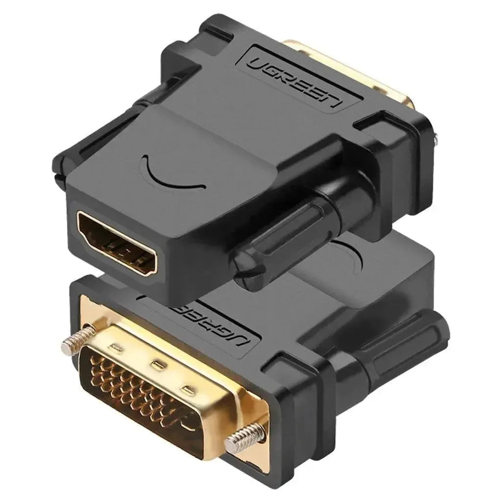 UGREEN 20124 HDMI Female TO DVI 24+1 Male Adapter Black