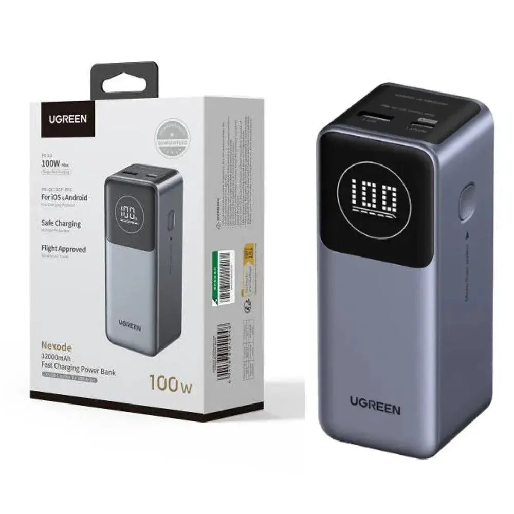 UGREEN 35526B Nexode 100W Super Fast Charging 12000mAh Power Bank Black