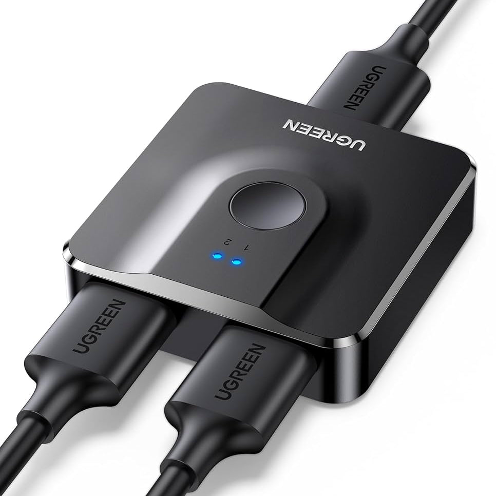UGREEN 50966 2 In 1 Out 4K 60Hz HDMI Switch Black