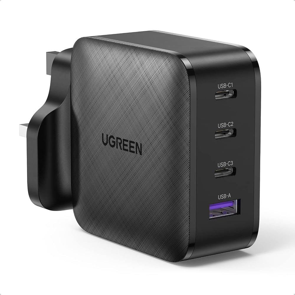 UGREEN 70819 GaN PD 65W 4 Port 3C1A Efficient Wall Charger
