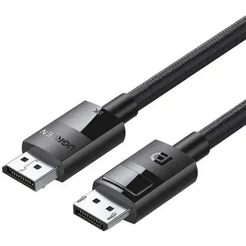 UGREEN 80392 DP 1.4 Male To Male Plastic Case Braided Cable 2m