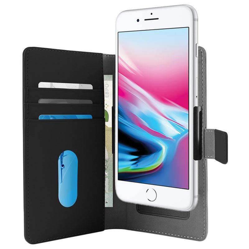 Universal Premium Aokus Wallet Case 6.2" - 6.7" 9 Red Case-www.firsthelptech.ie