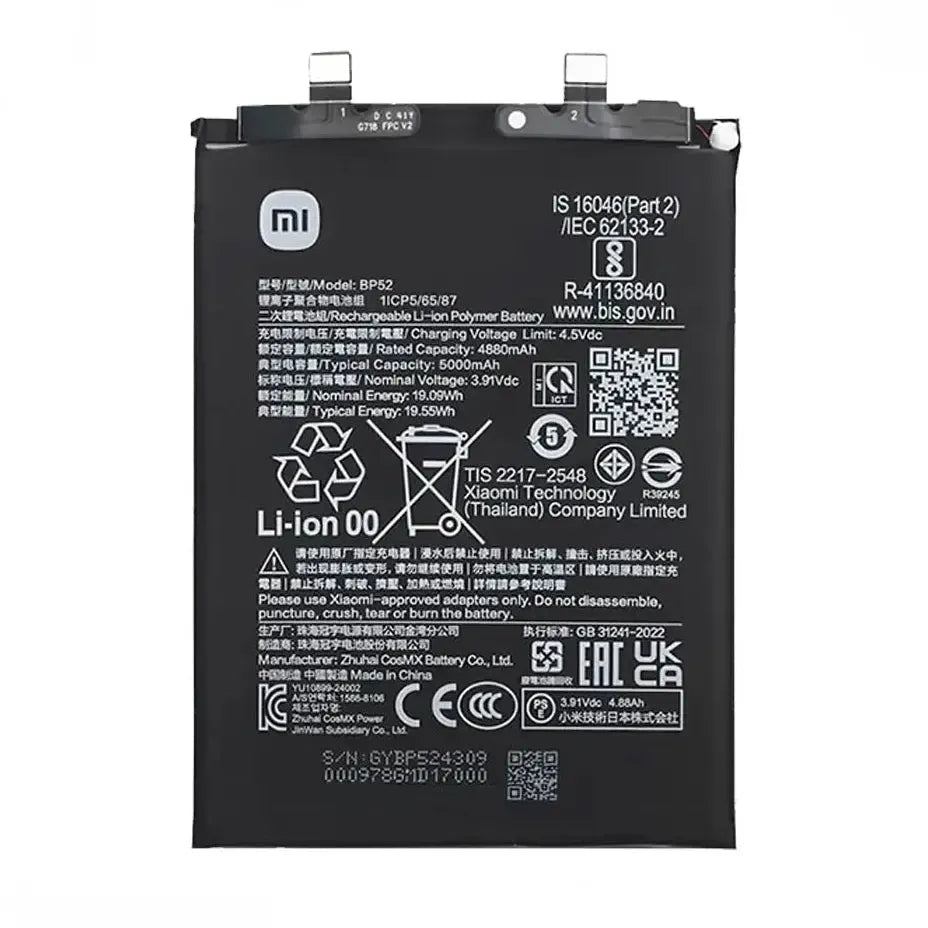 Xiaomi Poco F6 Original Battery BP52 5000mAh | 1330102000136B