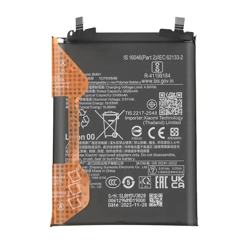 Xiaomi Poco X6 5G Original Battery BM5V 5100mAh | 1330102000118B