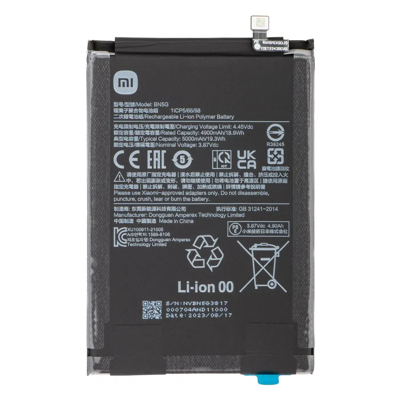Xiaomi Redmi 10A Original Battery BN5G 5000mAh | 46020000B31G