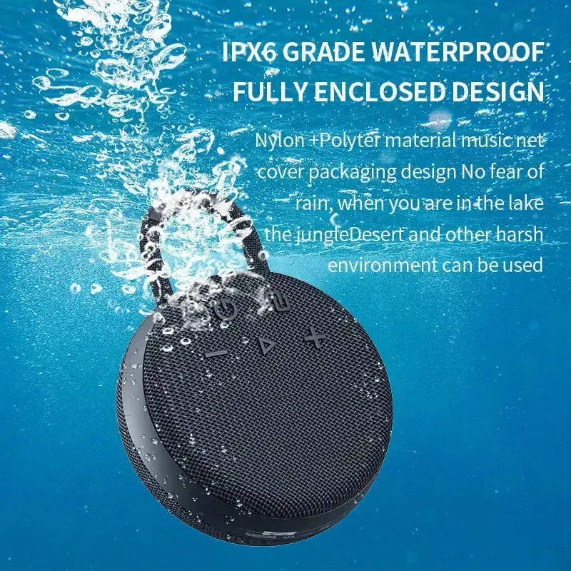 Zealot S77 Explosive IPX6 Grade WaterProof Mini Speaker - Black