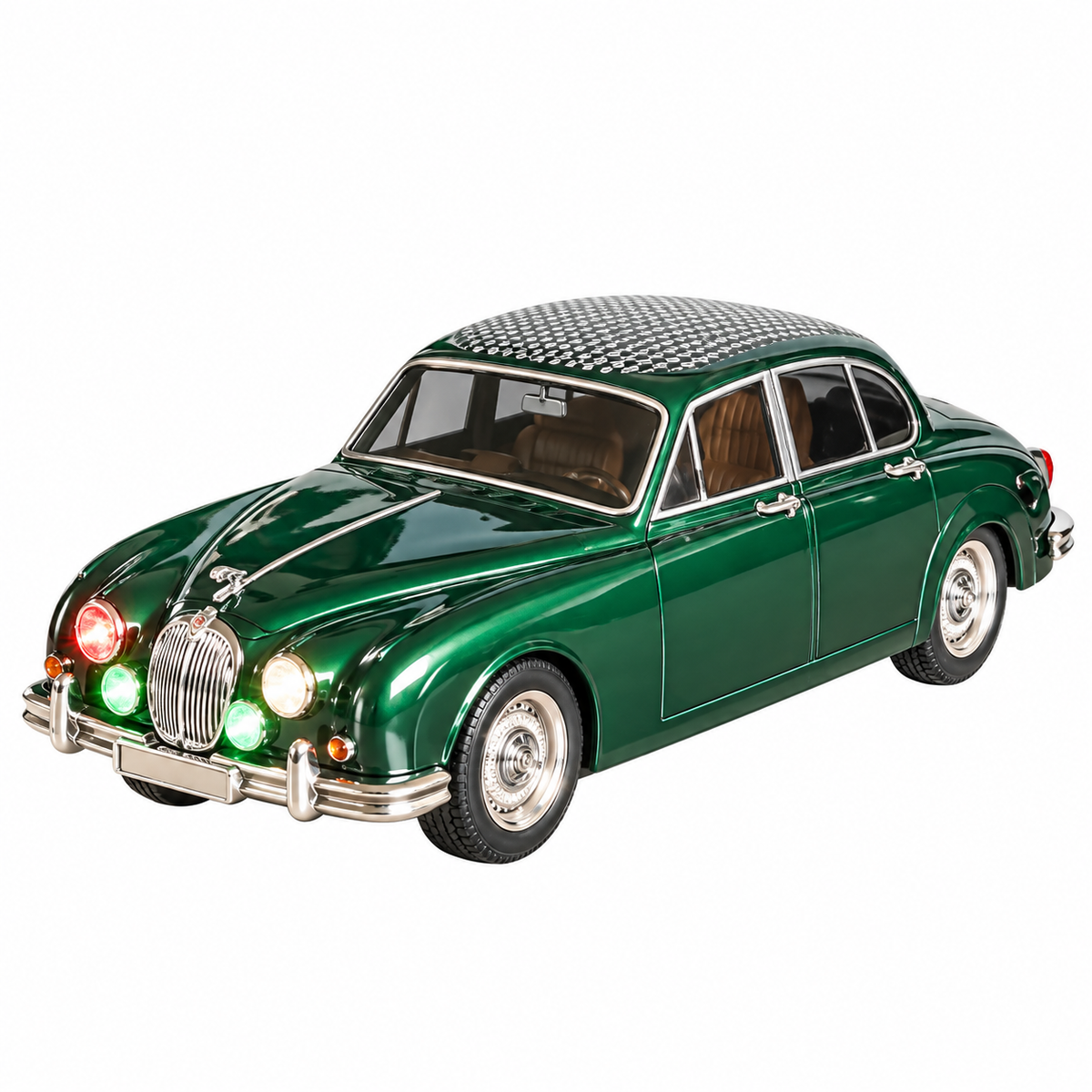 Classic MKII Retro Car Bluetooth Speaker & FM Radio - Green