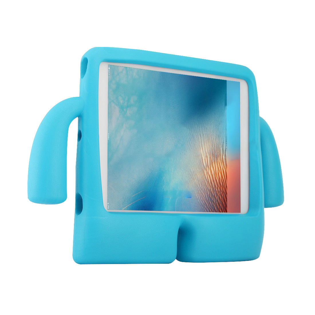 For Apple iPad 10.2" 2021 (9th Gen) Kids Case Shockproof Cover With Carry Handle - Blue-www.firsthelptech.ie