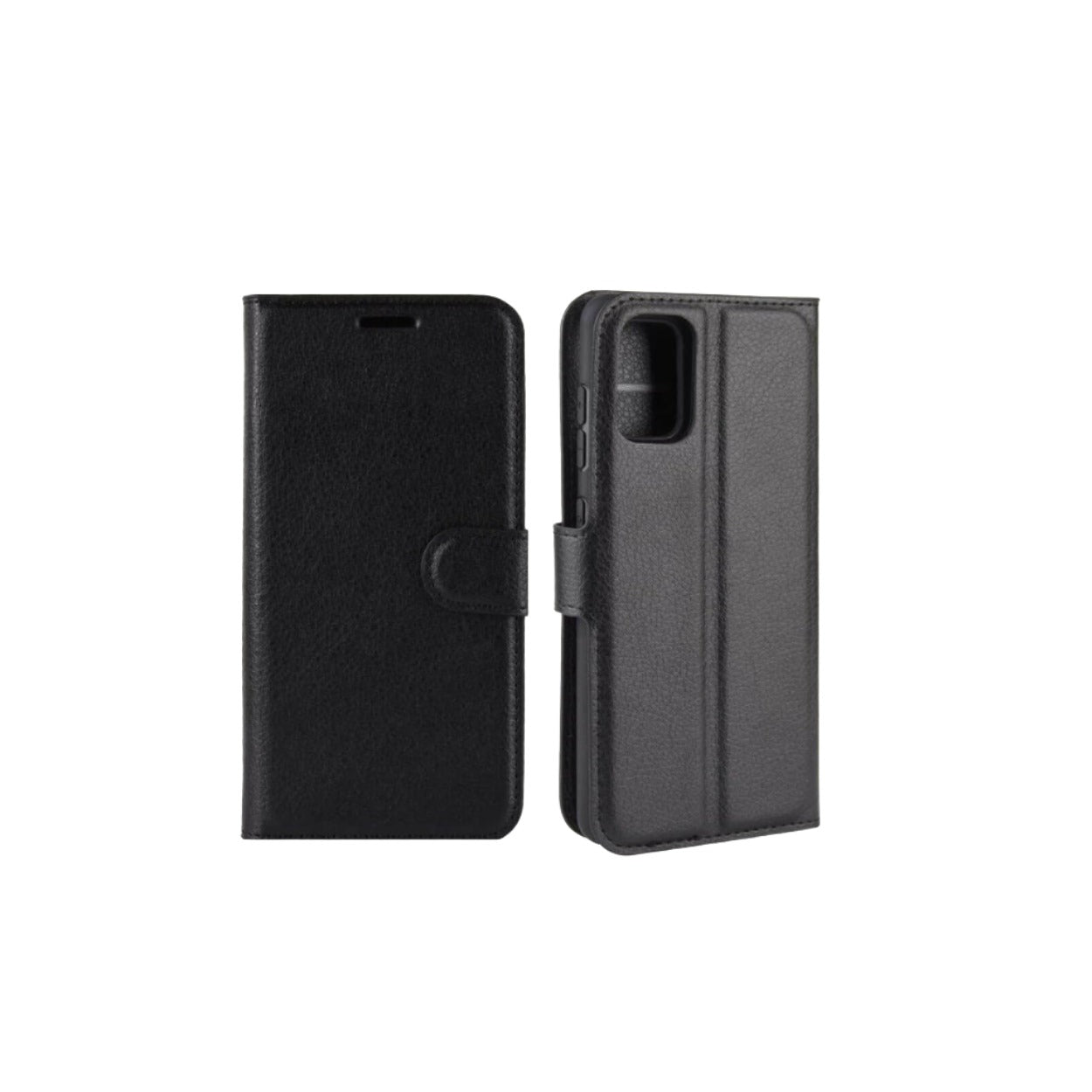 PU Leather Wallet Cover For Samsung Galaxy A51 Case Holder Card Slots Black