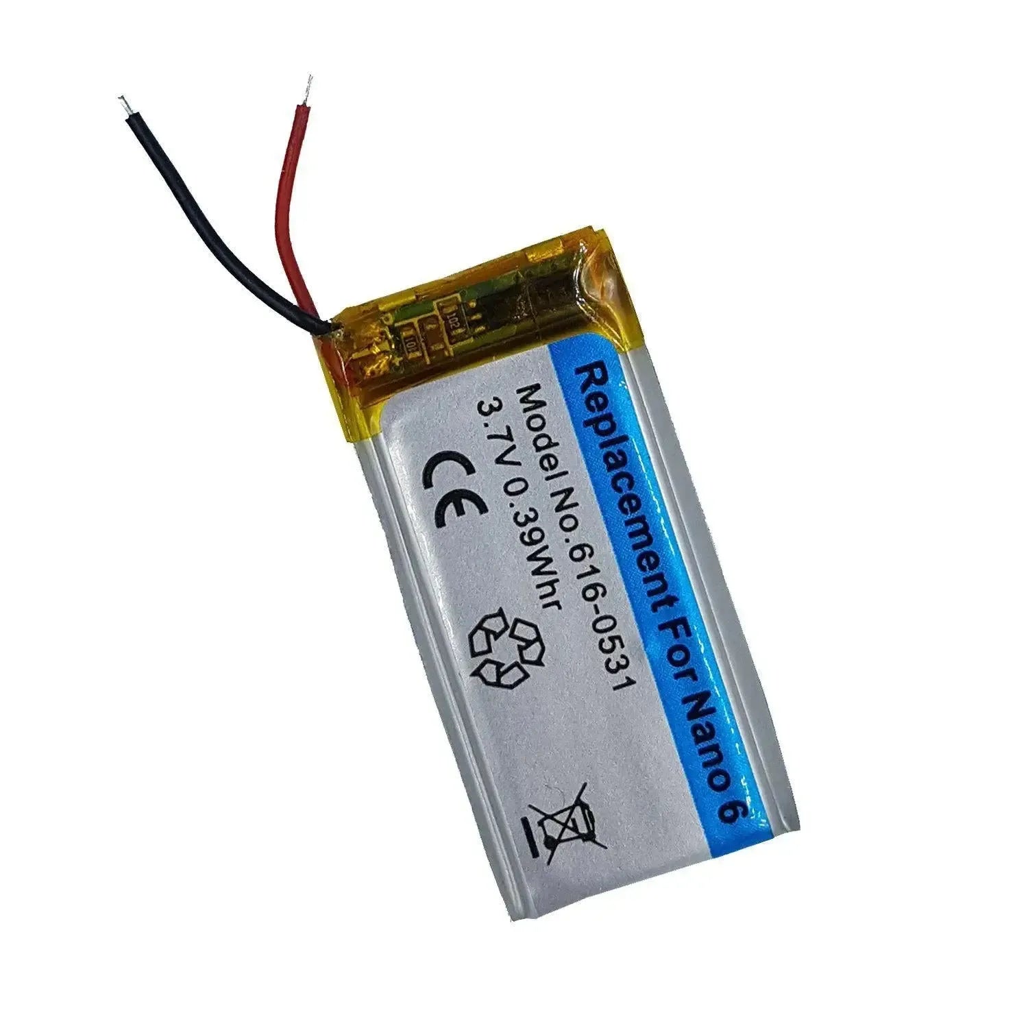 Replacement Battery For Apple iPod Nano 6th Generation - 616-0531