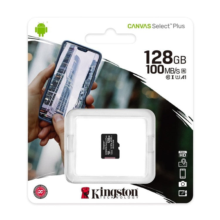 Kingston Canvas Select Plus Micro SD 100MB/s 128GB