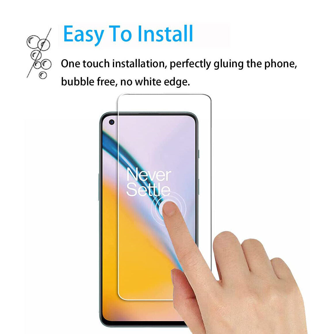 For OnePlus Nord 2T Tempered Glass / Screen Protector-www.firsthelptech.ie