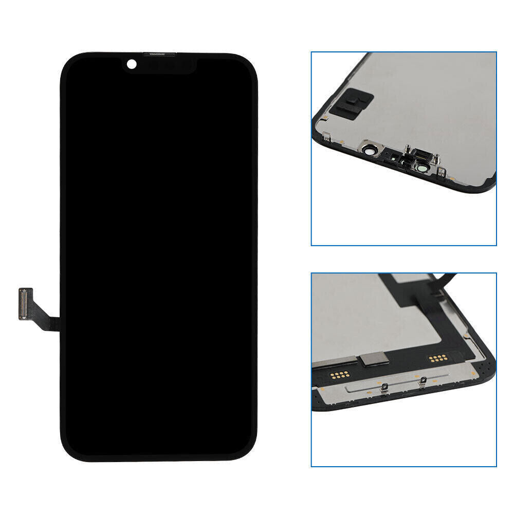 For Apple iPhone 14 LCD Screen Replacement Black-www.firsthelptech.ie